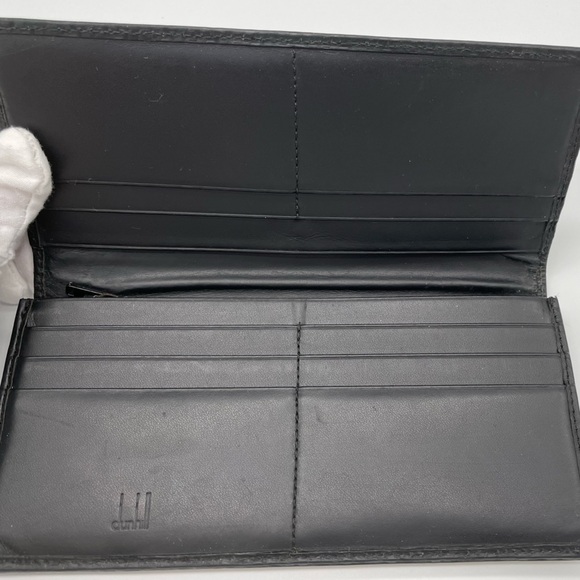 Dunhill Black Continental Long Wallet - Picture 3 of 13